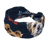 Fasce larghe da donna, elastiche, spesse, antiscivolo, accessori per allenamento, cura della pelle, uso quotidiano, simpatiche facce di cane