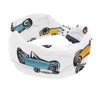 Fasce larghe da donna, elastiche, spesse, antiscivolo, accessori per allenamento, cura della pelle, uso quotidiano, motivo carino auto da corsa senza cuciture