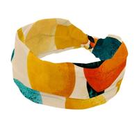 Fasce larghe da donna, estive, con frutta, arance e limoni, elastiche, accessori per capelli, per yoga, corsa, vita quotidiana