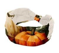 Fasce larghe da donna, per il giorno del Ringraziamento, acquerello, autunno, zucca e foglie, elastiche, accessori per capelli, per yoga, corsa, vita quotidiana