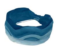 Fasce larghe per capelli da donna, con motivo a onde blu acquerello, per yoga, allenamento, fasce elastiche per capelli per lavare il viso e il trucco