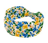 Fasce larghe per capelli da donna, con motivo floreale, antiscivolo, fasce elastiche per capelli, alla moda, per yoga, allenamento, tutti i giorni