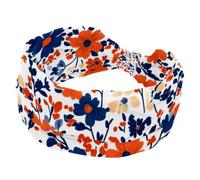 Fasce larghe per capelli da donna, con motivo floreale, fasce elastiche per capelli, antiscivolo, sportive, alla moda, per yoga, allenamento, tutti i giorni