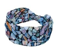 Fasce larghe per capelli da donna, con pietra di macadam colorata, antiscivolo, fasce elastiche per capelli, fascia larga Fahion per yoga, allenamento, tutti i giorni