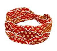 Fasce larghe per capelli tradizionalmente di buon auspicio, con bambù e prugna, per donne, antiscivolo, fasce elastiche per capelli, fascia larga Fahion per yoga, allenamento, tutti i giorni