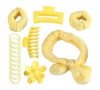 Fasce morbide per il lavaggio del viso in microfibra e fasce elastiche per la tintura di bowknot per trucco e cura della pelle