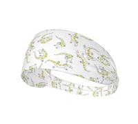 Fasce nere larghe 11 cm per donna - Design lucertola carina n. 20172 per capelli