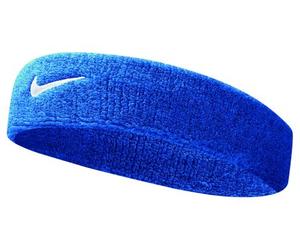 Fasce nike swoosh terry blu