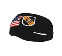 Fasce per capelli 1st Special Forces Group e America per uomo e donna, antiscivolo, traspiranti, per palestra, basket, yoga
