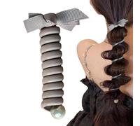 Fasce per capelli a da donna - Supporti per coda di cavallo con papillon, fiocchi per capelli senza grovigli, cinghie elastiche impermeabili per coda di cavallo estensibili per