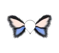 Fasce per capelli a forma di farfalla, per cosplay, ali da diavolo, scuri, per il trucco, per lavare il viso, per feste di compleanno