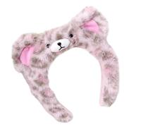 Fasce per capelli a forma di orso con motivo animale, comodo, accessorio per lo styling dei capelli, per donne adulte, lavaggio quotidiano, accessorio per capelli cosplay