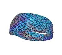 Fasce per capelli a forma di sirena arcobaleno, fascia antisudore sportiva, fasce per esercizi atletici, turbante, testa per capelli, per uomo, donna, yoga, fitness