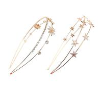 Fasce Per Capelli Alla Moda Da 2 Pezzi, Fasce Creative A Doppio Strato, Accessori Per Capelli Da Donna, Accessori Per Fasce Per Capelli, Accessori Per Capelli