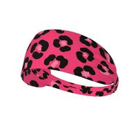 Fasce per capelli antiscivolo alla moda rosa retrò anni '80 e '90, fasce per capelli sportive per capelli da donna e da uomo, fasce per capelli elastiche in tessuto morbido per allenamento, yoga e cor