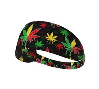 Fasce per capelli antiscivolo alla moda rosa retrò anni '80 e '90, fasce per capelli sportive per capelli da donna e da uomo, fasce per capelli elastiche in tessuto morbido per allenamento, yoga e cor