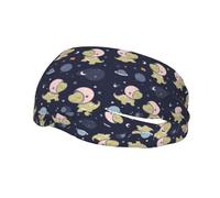 Fasce per capelli Blue Space per allenamento da donna, fasce sportive antiscivolo per capelli da donna, fasce assorbenti per il sudore, fasce elastiche morbide per uomo e donna, accessori moda per cor