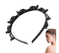 Fasce per capelli - Clip sottili per capelli | Fermagli per capelli per ragazze alla con doppia frangia, fascia per capelli per ragazze in PET, regalo attento per la vostra cura