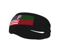 Fasce per capelli con bandiera dei popoli zapotechi e dell'America, per uomo e donna, antiscivolo, traspiranti, per palestra, basket, yoga.