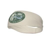 Fasce per capelli con bandiera del distretto di Staten Island, per uomo e donna, antiscivolo, traspiranti, per palestra, basket, yoga.