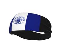 Fasce per capelli con bandiera della città di Grand Rapids, Michigan, per uomo e donna, antiscivolo, traspiranti, per palestra, basket, yoga.