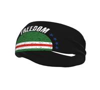 Fasce per capelli con bandiera della Repubblica cecena di Ichkeria e libertà, per uomo e donna, antiscivolo, traspiranti, per palestra, basket, yoga.