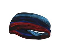 Fasce per capelli con bandiera della Repubblica Popolare di Luhansk, stile fumo, per uomo e donna, antiscivolo, traspiranti, per palestra, basket, yoga.