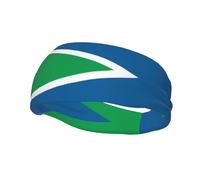 Fasce per capelli con bandiera di Cedar Rapids, Iowa, per uomo e donna, antiscivolo, traspiranti, per palestra, basket, yoga