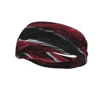 Fasce per capelli con bandiera di Trinidad e Tobago in stile fumo, per uomo e donna, antiscivolo, traspiranti, per palestra, basket, yoga.