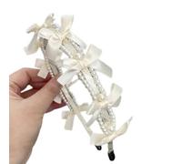 Fasce per capelli con borchie fatte a mano con perle per ragazza principessa copricapo archi borchiati in maschera balli