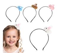 Fasce per capelli con coniglietto pasquale, 4 fasce per capelli con conigli, per capelli, per donne, ragazze, bambini