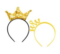 Fasce Per Capelli Con Corona Da 2 Pezzi, Fasce Per Capelli Carine, Fasce Per Capelli Con Paillettes, Fasce Per Decorazioni Per Feste, Accessori Di Abbigliamento