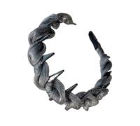 Fasce per capelli con denti,Fascia per capelli antiscivolo per donna con denti | Accessori per acconciature e copricapo alla moda per la scuola in viaggio