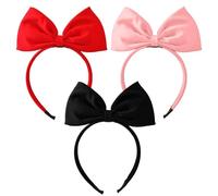 Fasce Per Capelli Con Fiocco Da 3 Pezzi, Fasce Per Capelli Carine, Fasce Per Capelli Da Donna, Accessori Per Abbigliamento, Accessori Per Capelli Cosplay