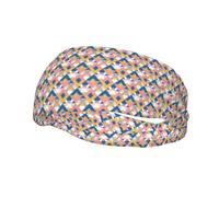 Fasce per capelli con motivi senza cuciture e forme geometriche, per uomo e donna, antiscivolo, traspiranti, per palestra, basket, yoga.