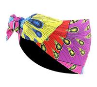Fasce per capelli con motivo africano Criss per fascia intrecciata incrociata stampata per avvolgere la testa larga turbante fascia per capelli alla moda acces Twisted Head Wraps per le donne