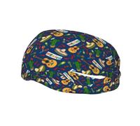 Fasce per capelli con motivo cactus messicano, fascia antisudore sportiva, fasce per esercizi atletici, turbante, testa per capelli, per uomo, donna, yoga, fitness