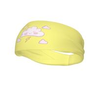 Fasce per capelli con nuvoletta, da uomo e da donna, antiscivolo, traspiranti, per palestra, basket, yoga