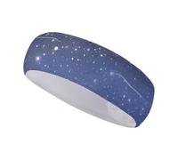 Fasce per capelli con ragazza che guarda le stelle per donna o uomo - Fascia antisudore regolabile per corsa, yoga, palestra e sport