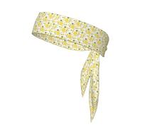 Fasce per capelli con stampa di ananas, fascia regolabile per la testa, da uomo, per yoga, corsa, basket