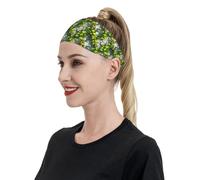 Fasce per capelli con stampa di rampicanti turchesi, per donne e uomini, fascia per capelli per corsa, calcio, palestra, accessori