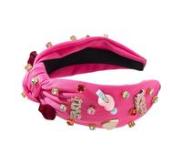 Fasce per capelli con strass di, fascia per capelli annodata con strass a cuore, fasce per capelli impreziosite, cerchi per testa fatti a mano, copricapo scintillante alla,