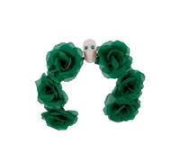 Fasce per capelli con teschio di cristallo, copricapo da ragazza, per feste in maschera, Halloween, festa della sposa