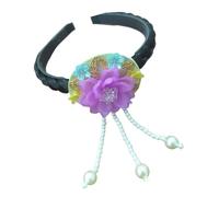 Fasce per capelli coreane robuste dal design unico coreano con nappe e fiori per donne e bambini
