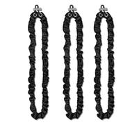 Fasce per capelli da 3 / confezione, Black three pack | Delicato sui capelli, tessuto morbido, confortevole tutti i giorni, per donne uomini bambini, adatto viaggi,