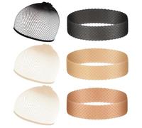 Fasce Per Capelli Da 3 Pezzi E Reti Per Parrucche Da 3 Pezzi, Fasce Per Parrucche In Silicone, Fasce Antiscivolo, Fasce Antisudore, Fasce Elastiche