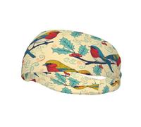 Fasce per capelli da allenamento Birds Flowers3 per donna, antiscivolo, sportive, per capelli da donna, assorbenti, morbide ed elastiche, ideali per uomo e donna, per corsa, viaggi e accessori moda.