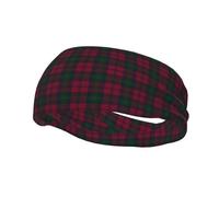 Fasce per capelli da allenamento Clan Lindsay Tartan, elastiche antiscivolo per uomo e donna.