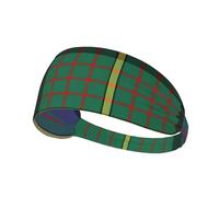 Fasce per capelli da allenamento Clan Muir Tartan, elastiche antiscivolo per uomo e donna
