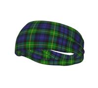Fasce per capelli da allenamento con motivo tartan Clan Gordon, elastiche antiscivolo per uomo e donna.